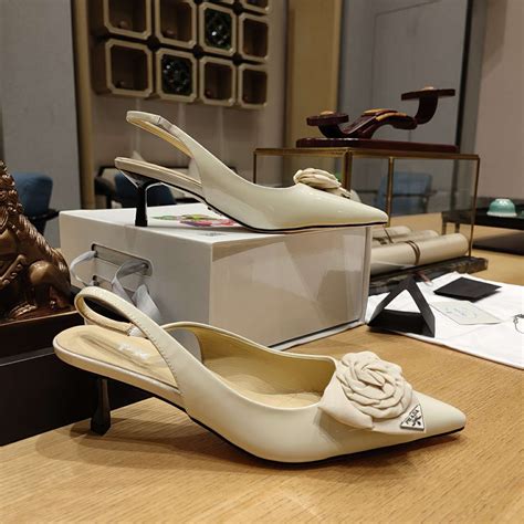 prada cream slingback pumps|prada slingback shoes 2020.